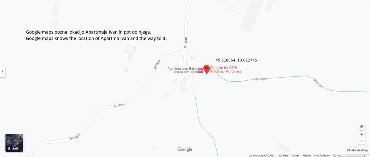 Apartma Ivan Порторож Екстериор снимка